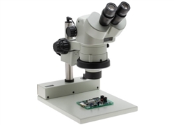 Aven 26800B-351 - Microscopio Binocular Con Zoom Estéreo SPZH-135 [21x-135x] En Soporte De Poste Con Luz LED Integrada