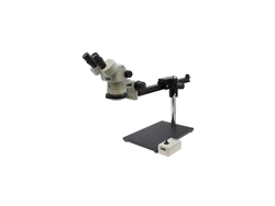 Aven 26800B-373-1 - Microscopio Binocular Con Zoom Estéreo SPZ-50 [6.75x -50x] En Soporte De Pluma Ultra Glide Y Anillo De Luz LED