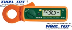 Extech DC400-NIST - Minipinza amperimétrica de CC de 400 A Ideal para mediciones de corriente CC en automotores, equipo pesado y equipo marítimo, incluye certificado de calibracion NIST.