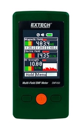 Extech EMF450 - Medidor de campo magnético, el campo eléctrico y la fuerza de radiofrecuencia