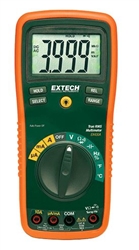 Extech EX430A - Multímetro profesional True RMS de 11 funciones True RMS, DMM de rango automático con pantalla LCD de dígitos grandes y función de temperatura