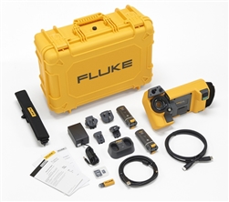 Fluke FLK-TiX501-60HZ  - Cámara termográfica 9Hz tipo Flexcam con lente articulada, rango de temperatura de -20 a 650ºC. Superrresolución y comunicación Wireless. Incluye lente estándar