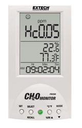 Extech FM300 - monitor de formaldehído de escritorio Mide la concentración de formaldehído (CH&#8322;O o HCHO), la temperatura del aire y la humedad
