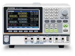 GW Instek GPP-6030 - Fuente de alimentación de CC programable de 3 canales, Canal 1/Canal 2 (0-60 V/0-3 A) Canal 3 (1,8 V/2,5 V/3,3 V/5 V; 5 A) 385 W, RS-232/USB/LAN