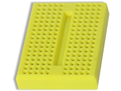 Global Specialties GS-170-4 - Placa de pruebas sin soldadura, 170 puntos de unión, amarillo