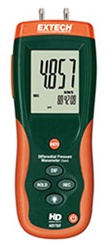 Extech HD750 - Medidor de presión diferencial/manómetro de rango bajo (0 a 5 psi), alta resolución (0,001 psi)