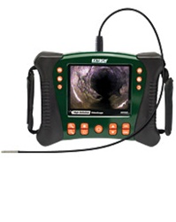 Extech HDV610 - kit de videoscopio HD con monitor HDV600 y sonda flexible de 5,5 mm Cámara de inspección con sonda macro flexible de 5,5 mm, 60° FOV (1 m)