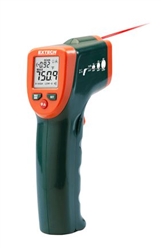 Extech IR260 - Termómetro infrarrojo compacto 12:1 con alarma alta/baja visual y audible