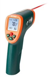 Extech IR270 - Termómetro IR con alerta de color, Termómetro IR de respuesta rápida 12:1 con amplio rango de temperatura