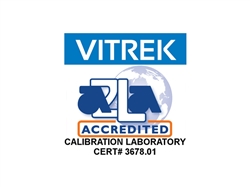 Vitrek ISO-CALN-95X rtificado de calibración acreditado por ISO 17025 con datos e incertidumbres por tarjeta de canal con compra.