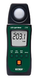 Extech LT40 - medidor de luz LED, Mida la iluminancia de las luces LED blancas