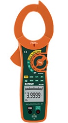 Extech MA1500 - Pinza amperimétrica de CA/CC de verdadero valor eficaz de 1500 A + NCV Detector de voltaje sin contacto integrado