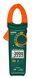 Extech MA443 400A - Pinza amperimétrica de CA de verdadero valor eficaz de 400 A + NCV con detector de tensión sin contacto y tipo K