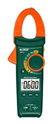 Extech MA610 - Pinza amperimétrica de CA compacta con detector de tensión sin contacto y funciones de multímetro de CA de 600 A + NCV