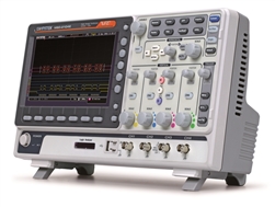 GW Instek MSO-2204E, Osciloscopio almacenamiento digital 200MHz de ancho de banda, 2 canales a 25MHz AFG