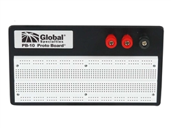 Global Specialties PB-10 - Placa de pruebas de 840 puntos de conexión con alimentación externa