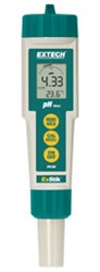 Extech PH100 - Medidor con electrodo de superficie plana para mediciones de pH rápidas y fáciles en el lugar