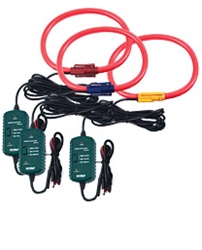 Extech PQ34-30 - Sondas de abrazadera flexibles de corriente de 3000A Juego de 3 sondas de pinza con perímetro de 24" (600 mm)