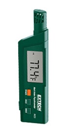 Extech RH25 - Psicrómetro de índice de calor Medidor compacto para interiores/exteriores para medir hasta 6 parámetros ambientales