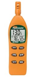 Extech RH300 - Higro -Termómetro Psicrómetro Mediciones de humedad, bulbo húmedo, punto de rocío, temperatura del aire y temperatura con sonda externa