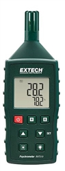 Extech RHT510 - Psicrómetro Higro-Termómetro Mide la humedad relativa, la temperatura, el punto de rocío y el bulbo húmedo