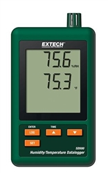 Extech SD500-NIST - Registrador de datos de humedad/temperatura en una tarjeta SD en formato Excel con Certificado NIST