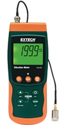 Extech SDL800 - medidor de vibraciones/ registrador de datos Registra datos en una tarjeta SD en formato Excel