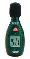 Extech SL10 - Medidor de nivel de sonido compacto con operación de un solo botón de la serie de bolsillo