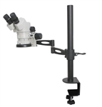 Aven SPZ50-209-553 - Microscopio Binocular Con Zoom Estéreo SPZ-50 [6.7x - 50x] En Soporte De Brazo Articulado Compacto Con Anillo De Luz LED