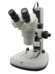 Aven SPZ50-506 - Microscopio Con Zoom Estéreo SPZ-50 [6.7x - 50x] En Soporte Con Riel Con LED Superior E Inferior