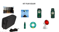 Solar Film Sales Kit, Kit de Ventas para Evaluacion de Peliculas para Ventanas de Casas y Edificios
