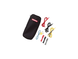 Amprobe TL-300 - Juego de cables de prueba con fusible con pinzas de cocodrilo (rojo, negro, amarillo), estuche y termopar