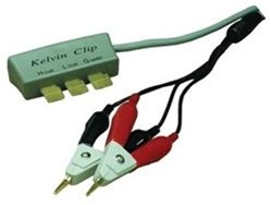 B&K Precision TL08C - Cables de prueba Kelvin de 4 cables con clip para modelos 885 y 886