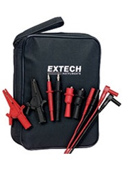 Extech TL808-KIT - Kit de 8 piezas con clasificación de seguridad CATIII-1000V y maletín de transporte