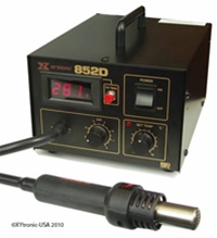 Xytronic XY-LF852D Estacion de Aire Caliente para Retrabajo 600W. Monitoreo digital de temperatura.