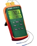 Extech EA10 - Termómetros de entrada doble EasyView™ Termómetro tipo K básico con amplio rango de temperatura