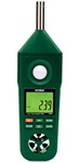 Extech EN300 - medidor ambiental 5 en 1 Mide la humedad, la temperatura, la velocidad del aire, la luz y el sonido
