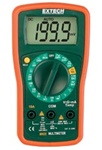 Extech MN35 - Mini Multimetro Digital con 8 Funciones incluye medición de Temperatura