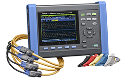 Hioki PQ3100-01-600 Analizador de Calidad de Energía, para Sistemas Trifásicos, Incluye 4 Sondas de Corriente de 600 Amperes