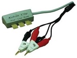B&K Precision TL08C - Cables de prueba Kelvin de 4 cables con clip para modelos 885 y 886