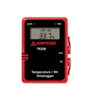 Amprobe TR200-A - Medidor de temperatura ,HR con registrador de datos, Pantalla digital y USB