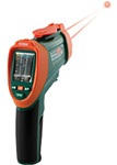 Extech VIR50 - Termometro infrarrojo con laser doble (determina área de medición) con cámara incorporada y pantalla de video LCD de color de 2.2’’. Rango de temperatura de -50 a 2200 oC